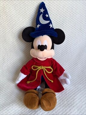 Disney Sorcerer Mickey Mouse Plush – Fantasia – Medium 22''
